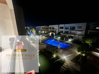 شاليه 110 متر متشطب بالكامل في ازها السخنه طريق السويس 2 غرف نوم برايم لوكيشن مميز in Azha Sokhna