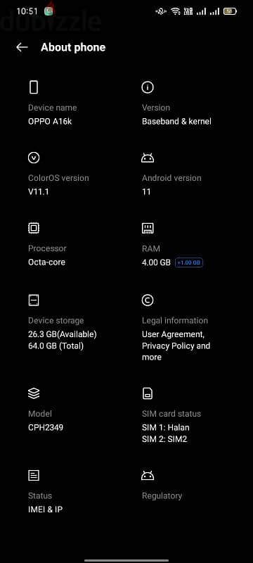 oppo A16k