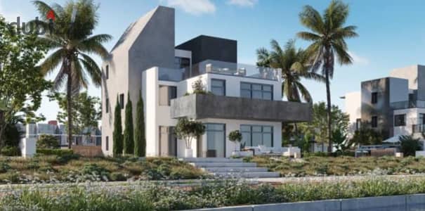 فيلا للبيع متشطبه كمبوند ريفرز مباشر على محور الضبعة ، دقايق من طريق مصر اسكندرية الصحراوي.