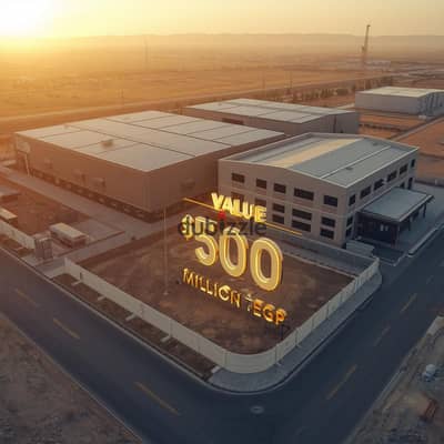 صرح غذائي سيادي 16,873م بالعاشر | عائد 21 مليون سنوياً وقيمة أصل ستصل لـ 500 مليون | مجمع متكامل بتشطيب ملكي وجاهز للتشغيل فوراً Factory For Sale