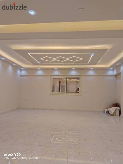 شقة للبيع مساحه 200 م تشطيب الترا سوبرلوكس اول سكن بشارع الجامعه زهراء مدينة نصر عمارات الاهالي