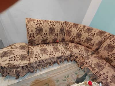 كنبة دائري  خشب زان
