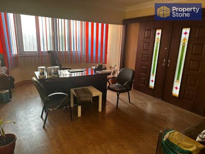 Office for rent, 165 sq m, prime location, Badr Towers, off Al Saada Street, Zahraa El Maadi.