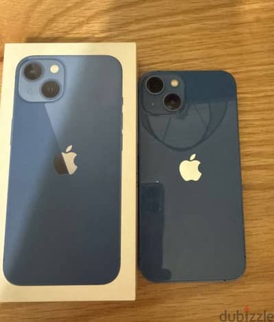 Used iPhone 13 with NO SCRATCHES OR CRACKS WITH ORIGINAL BOX & CHARGER