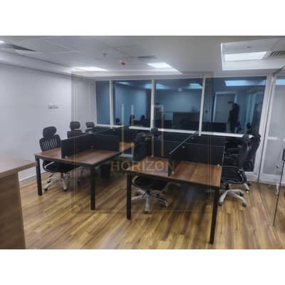 lowest price furnished Office 3rooms for rent in Business Plus new cairo