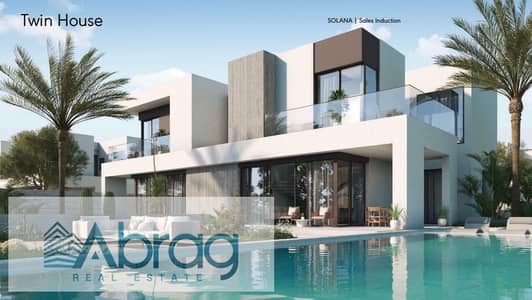 A fully finished apartment in Solana, Sheikh Zayed, with a 10-year installment plan and a down payment of 5%