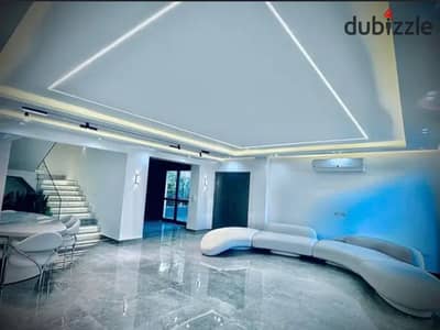 Villa for rent at an unbelievable price, 260 sq m, lowest price per meter, El Sheikh Zayed, Al-Zahraa Compound, Patio