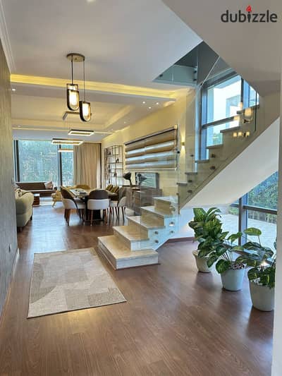 Villa for rent at an unbelievable price, 220 sq m, lowest price per meter, Sheikh Zayed, Beverly Hills Compound