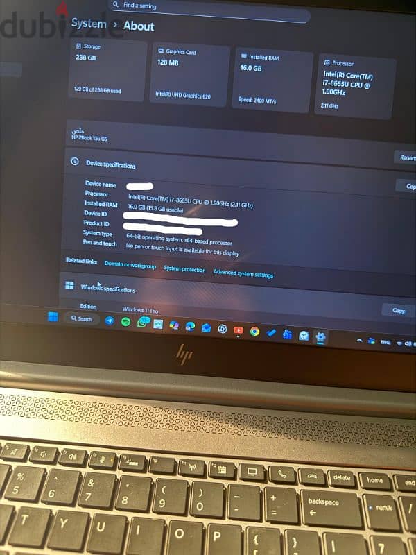 HP ZBook 15u G6 5