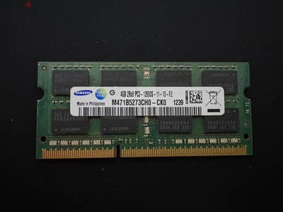 Samsung Laptop RAM 4GB DDR3