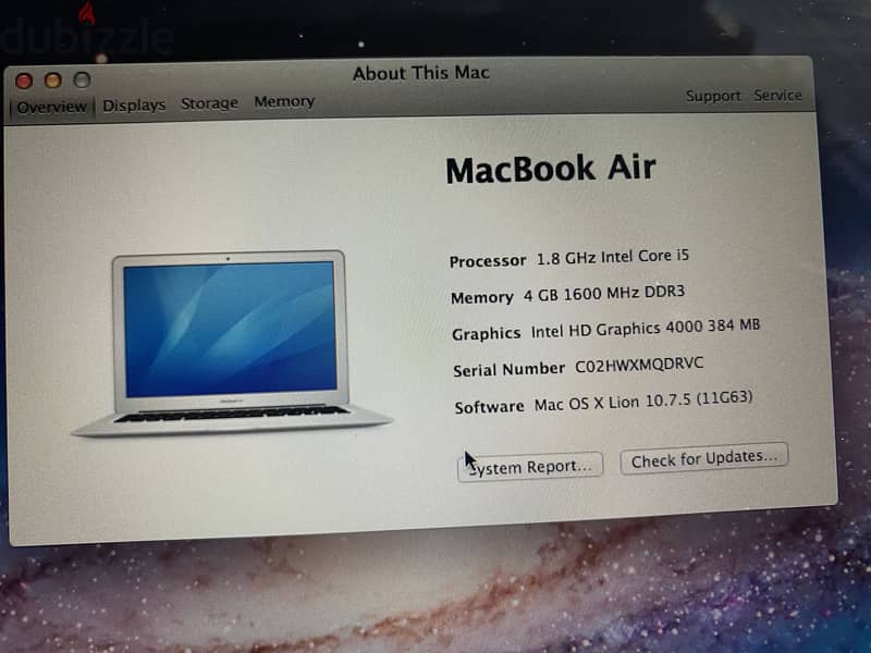 Macbook air 2012 7