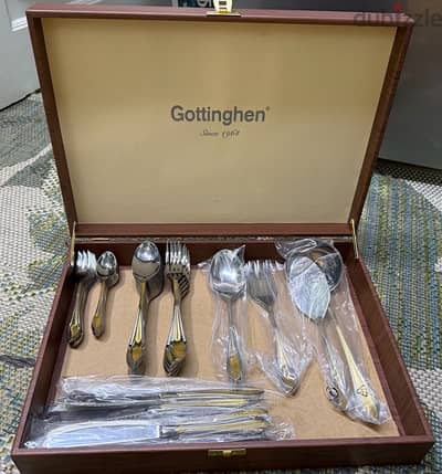 شنطة معالق gottinghen إيطالي مطلي ذهب 24