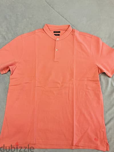 Massimo Dutti Men's Collar Short Polo Size XL