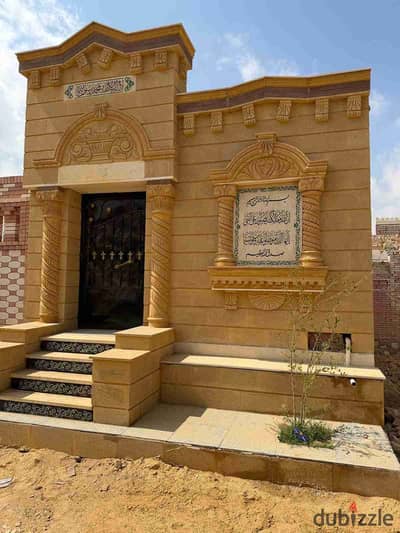 للبيع مدفن 40م تشطيب سوبر لوكس في مدافن طريق السخنة أمان وأوراق رسمية من المالك مباشرة