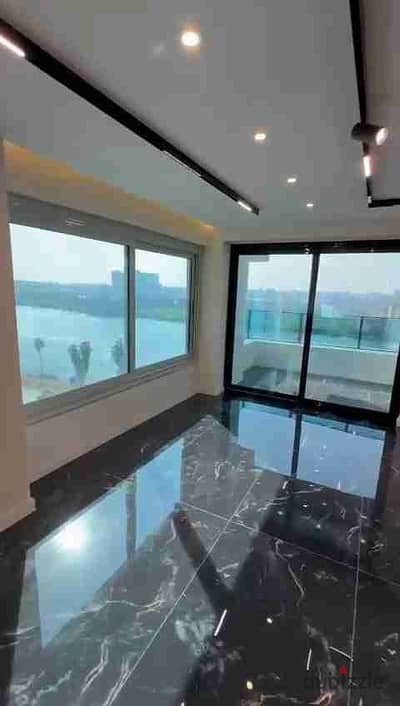 A hotel room for a furnished, finished unit on the Nile under the management of InterContinental Hotels