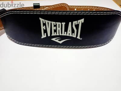 حزام جيم Everlast جلد طبيعي - سمك 5 ملم - حالة ممتازة