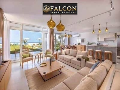 شالية غرفتين بحري للبيع بمقدم 970 الف في قرية كالي كوست الساحل الشمالي Cali Coast