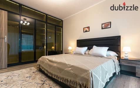 A fully finished hotel studio with air conditioners and electrical appliances in the first 5-star hotel in R7, New Administrative Capital.