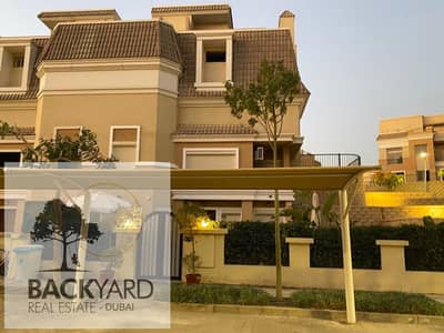 For cash price and in installments over 6 years, a villa for sale in the Sarai compound, surrounded by Madinaty and near Hassan Allam For cash price and in installments over 6 years, a villa for sale in the Sarai compound, surrounded by Madinaty and near Hassan Allam