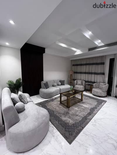 شقة للايجار المفروش بسعر خيالي مساحة 120 م بأقل سعر للمتر elshiekh zayed كومبوند بيفرلي هيلز Beverly Hills Compound