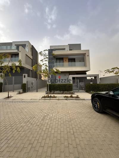 for sale villa ready to move-in with Ultra Super Lux finishing in La Vista City Compound, New Administrative Capital, with installments over 10 years