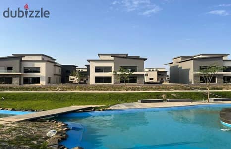 Villa Townhouse for sale with installments very prime location on Suez Road at Compound Creek Town - New Cairo
