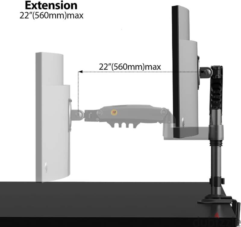 Monitor Desk Stand H100 2