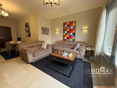HOTEL 1 BEDROOM STUDIO FOR RENT IN Village Gate Palm Hills NEW CAIRO 5 MINS FROM AUC - LUXURY LIVING MODERN FURNITURE
