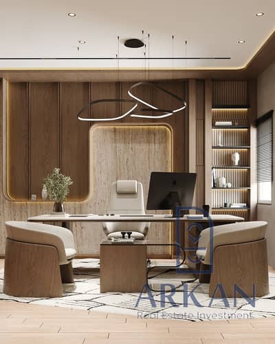 Administrative office 35 sqm with a plaza-facing façade on the service axis, with a down payment of 315,000 and the remaining over 5 years interest-fr