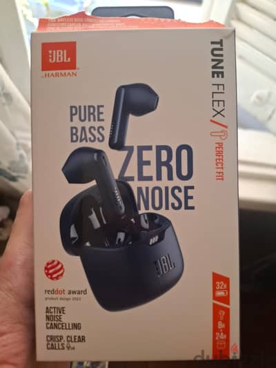 JBL Tune Flex - True Wireless Noise Cancelling Earbuds (Blue)