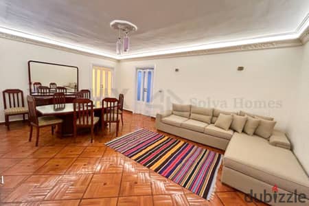 شقة للإيجار المفروش 130 م رشدي (عمارات الضباط)