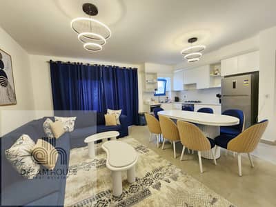 شاليه  فاخرة للإيجار في مراسي (Greek Village) الساحل الشمالي - شهر يونيو Marassi