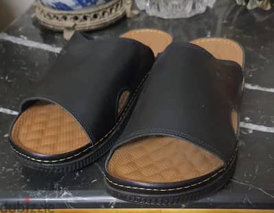 سليبر رجالى جلد طبيعى مقاس ٤٦
