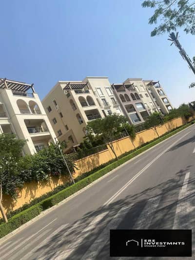 Furnished apartment for rent with air conditioning and kitchen - overlooking Central Park directly in Crescent Mivida - ready to move in immediately