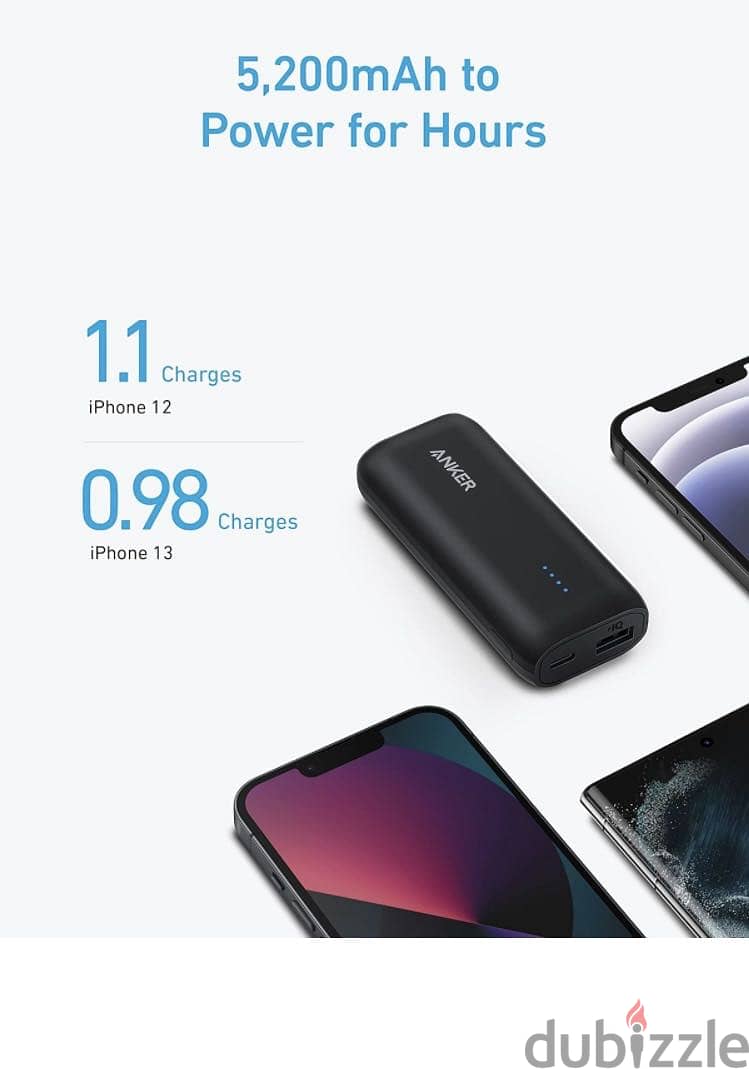 Anker power bank, 5200 mAh 2
