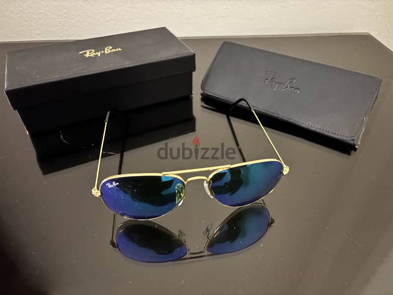 Rayban sunglasses aviator with box 1