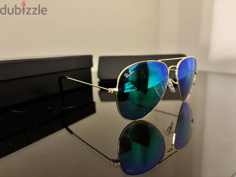 Rayban sunglasses aviator with box 2