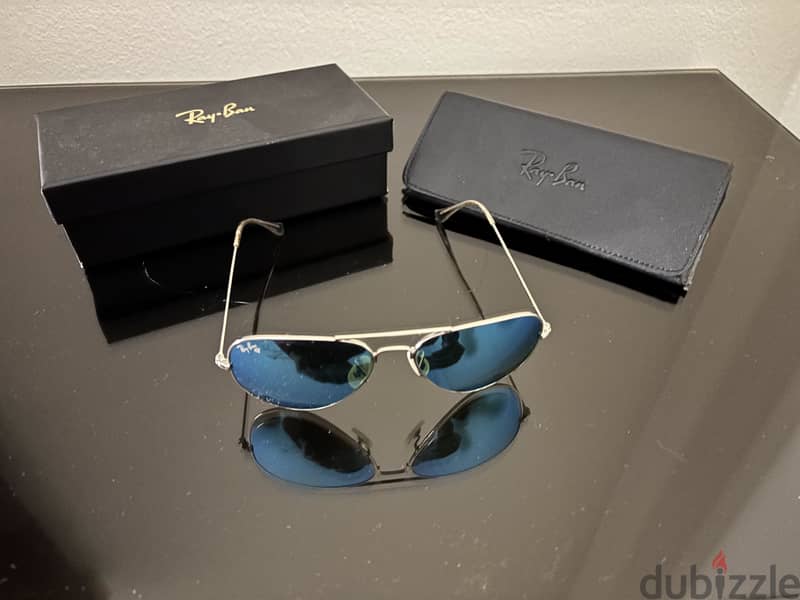 Rayban sunglasses aviator with box 7