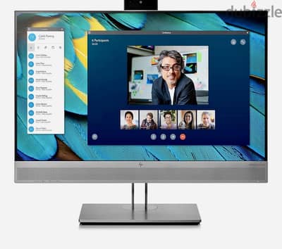 HP Elite E243 E شاشة بهاسماعات وكاميرا وميكرفون