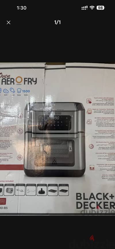 Brand new Black+decker air fryer
