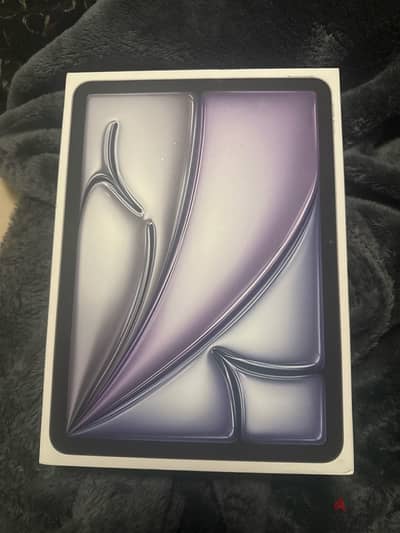 ipad apple air 11 inch m2 256gb wifi +(slim case+temprerd glass)