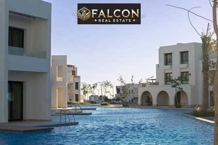 شاليه ارضي بجاردن (( تشطيب كامل )) مباشر على اللاجون و البحر للبيع فـ مكادي هايتس البحر الاحمر بجوار مطار الغردقة و سحل حشيش و الجونة