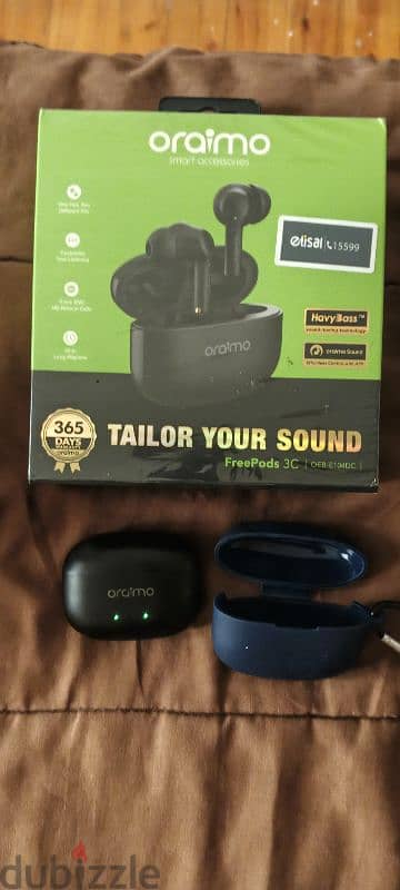 Oraimo freebuds 3C بحالة الزيرو