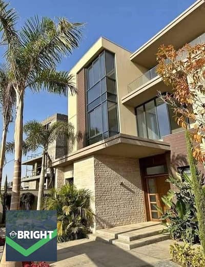 Below Market Price !! twin house villa 455m - 3bedrooms + nanny room - view landscape -in saada new cairo with the best installment