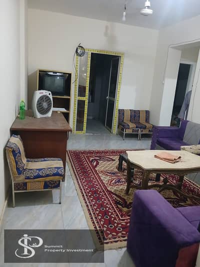 Apartment for sale in the Investors Compound, District 11, furnished, 80 square meters, ground floor, 10th of Ramadan
