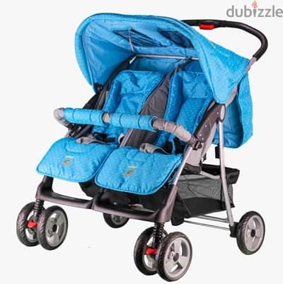Twin stroller - عربة اطفال توأم