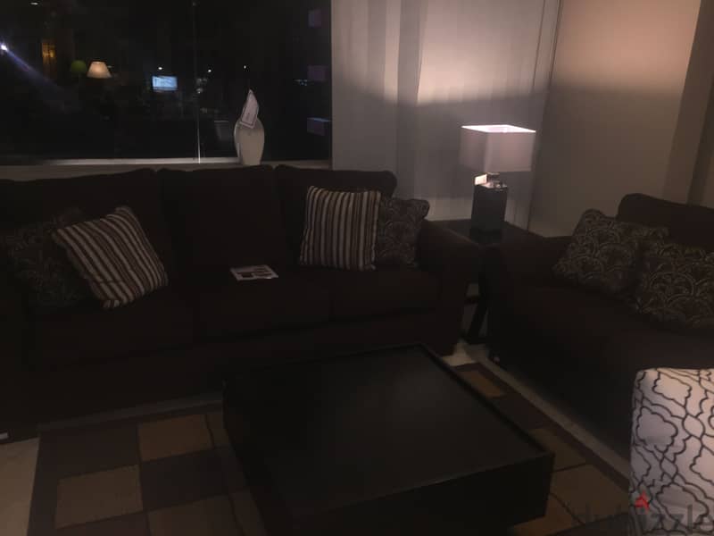 Brown sofa set 2