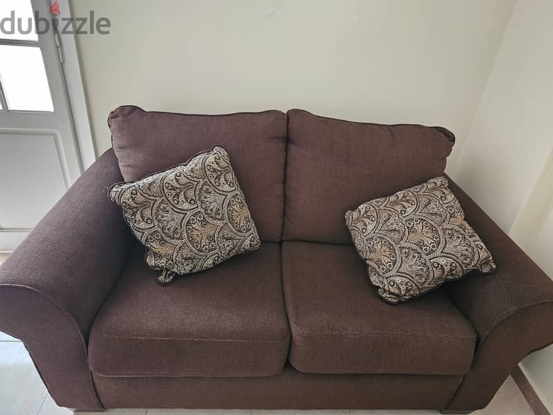 Brown sofa set 3