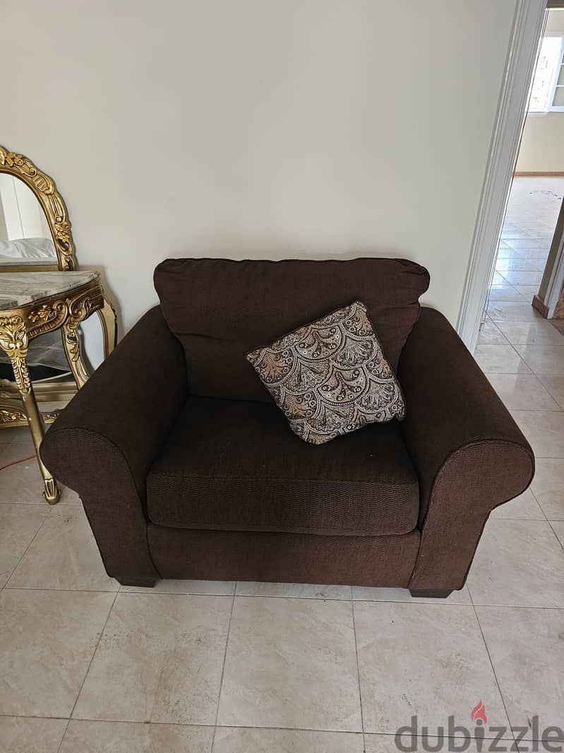 Brown sofa set 5