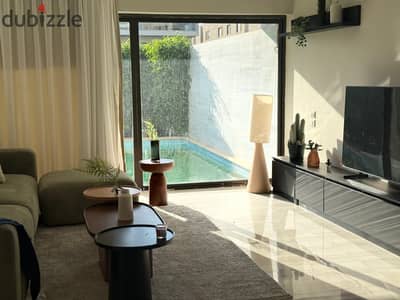 Apartment for rent in lake view residence compound in the golden square 5th settlement at New Cairo